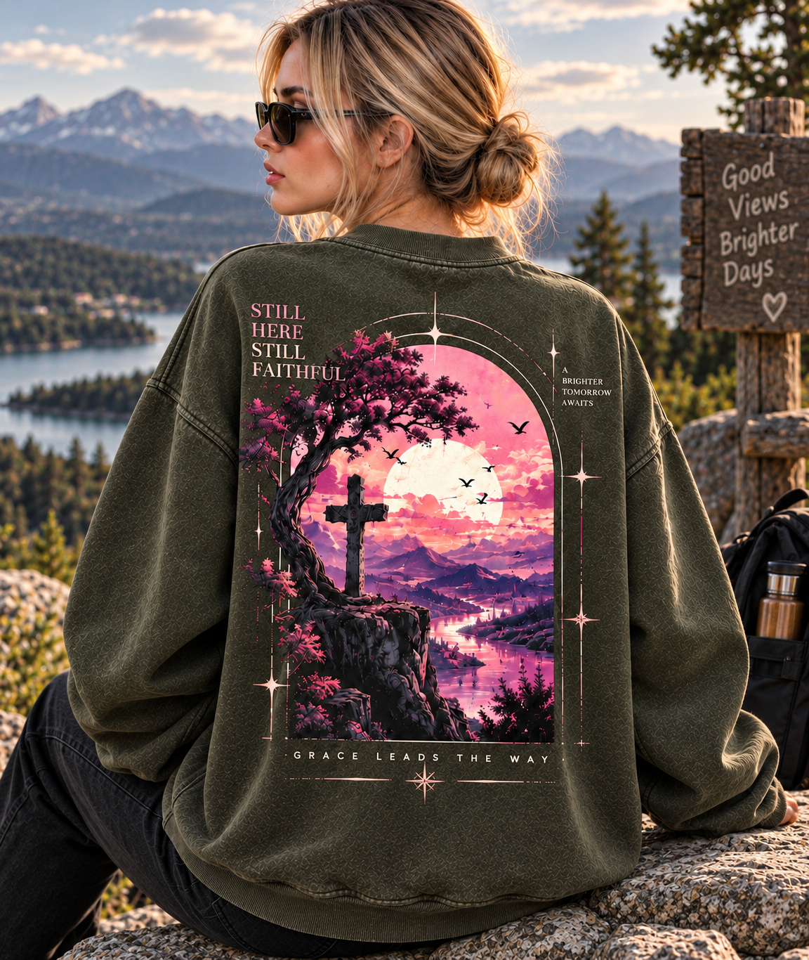 Still Here, Still Faithful – Vintage Faith Sweatshirt