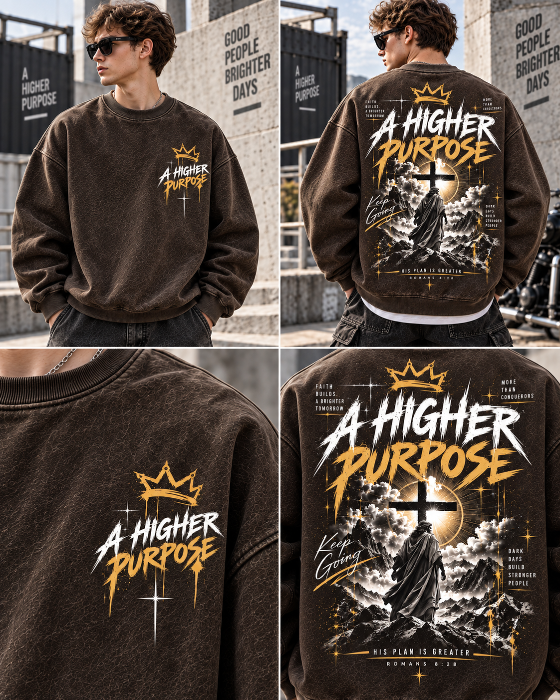A Higher Purpose – Vintage Faith Sweatshirt