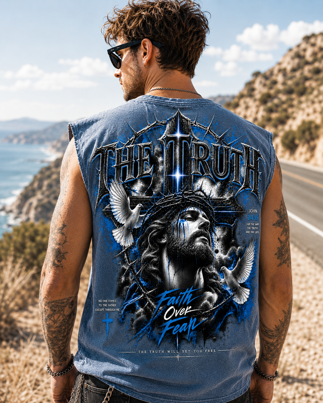 The Truth – Faith Over Fear Washed Tee