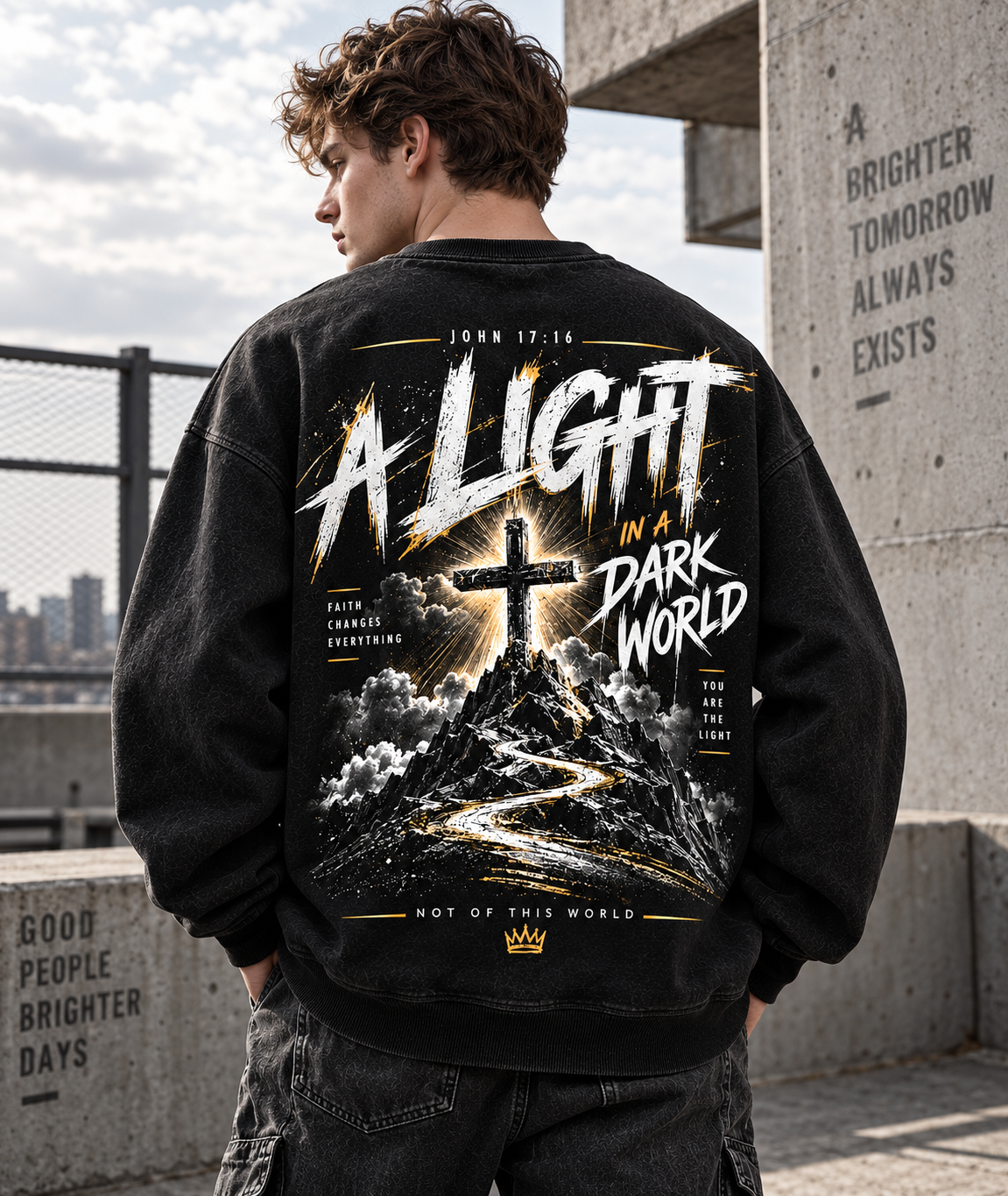 A Light Faith Vintage Sweatshirt