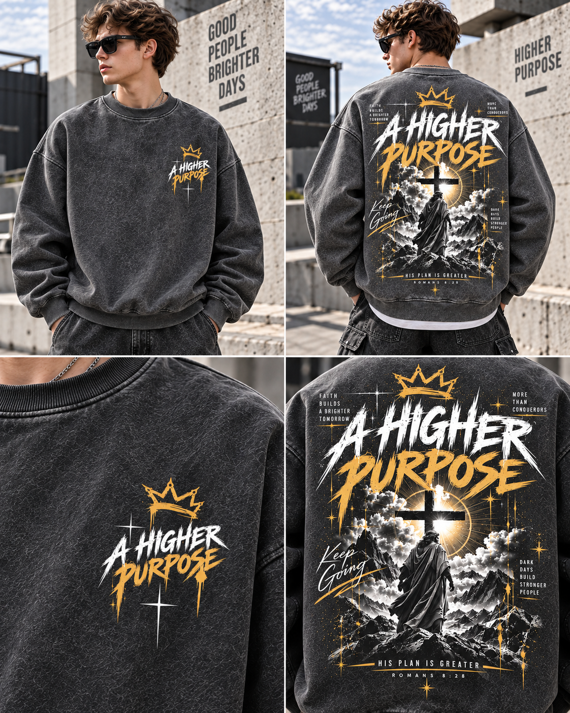 A Higher Purpose – Vintage Faith Sweatshirt