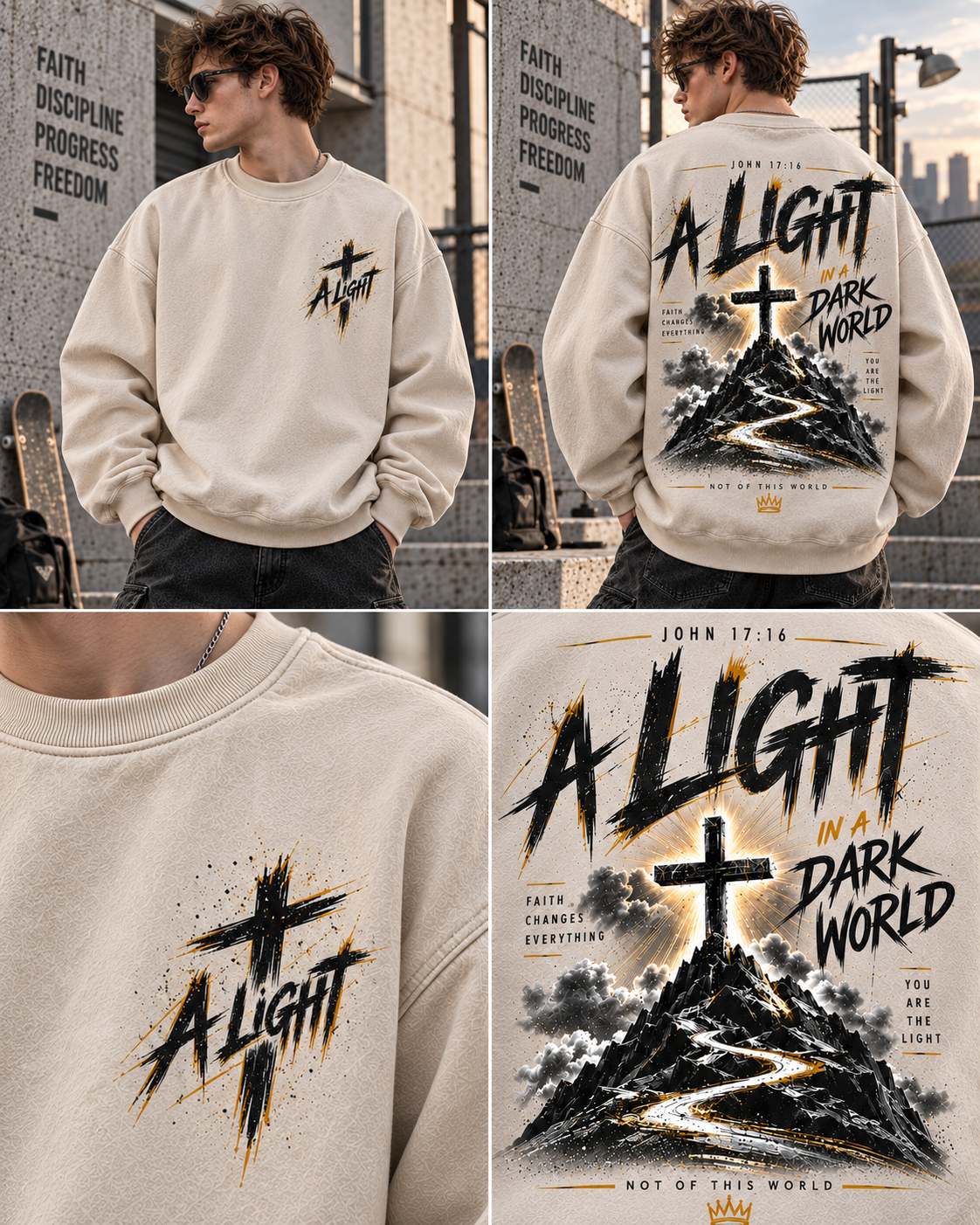 A Light Faith Vintage Sweatshirt