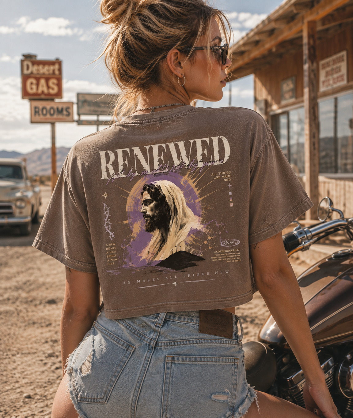 RENEWED Faith Graphic Crop Tee