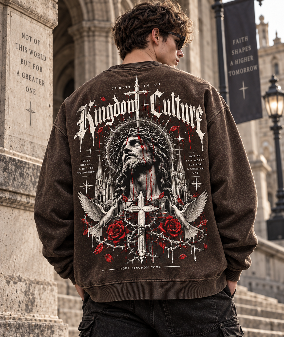 Kingdom Culture Vintage Washed Sweatshirt