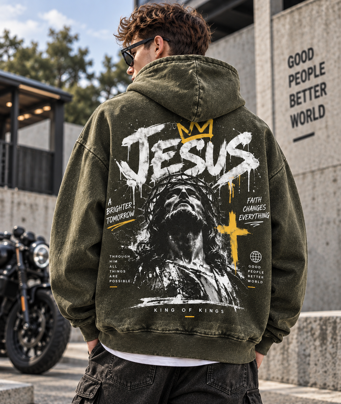 King of Kings Washed Hoodie