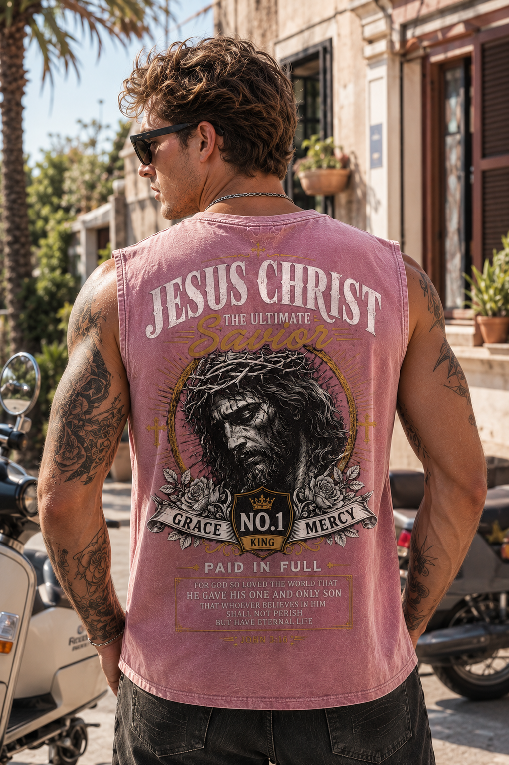 Jesus Christ Savior – Vintage Washed Tank Top