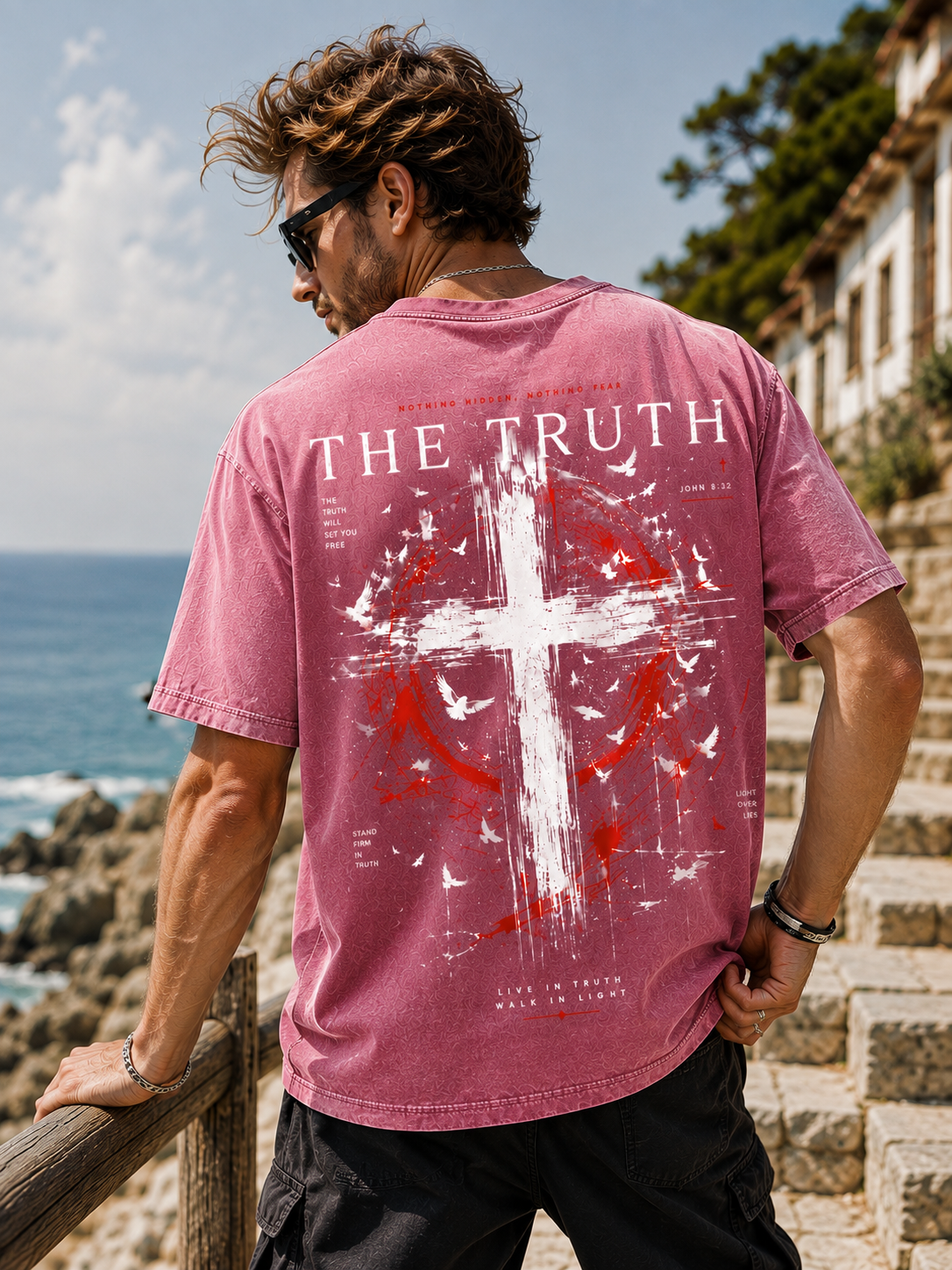 The Truth Vintage Cross Tee