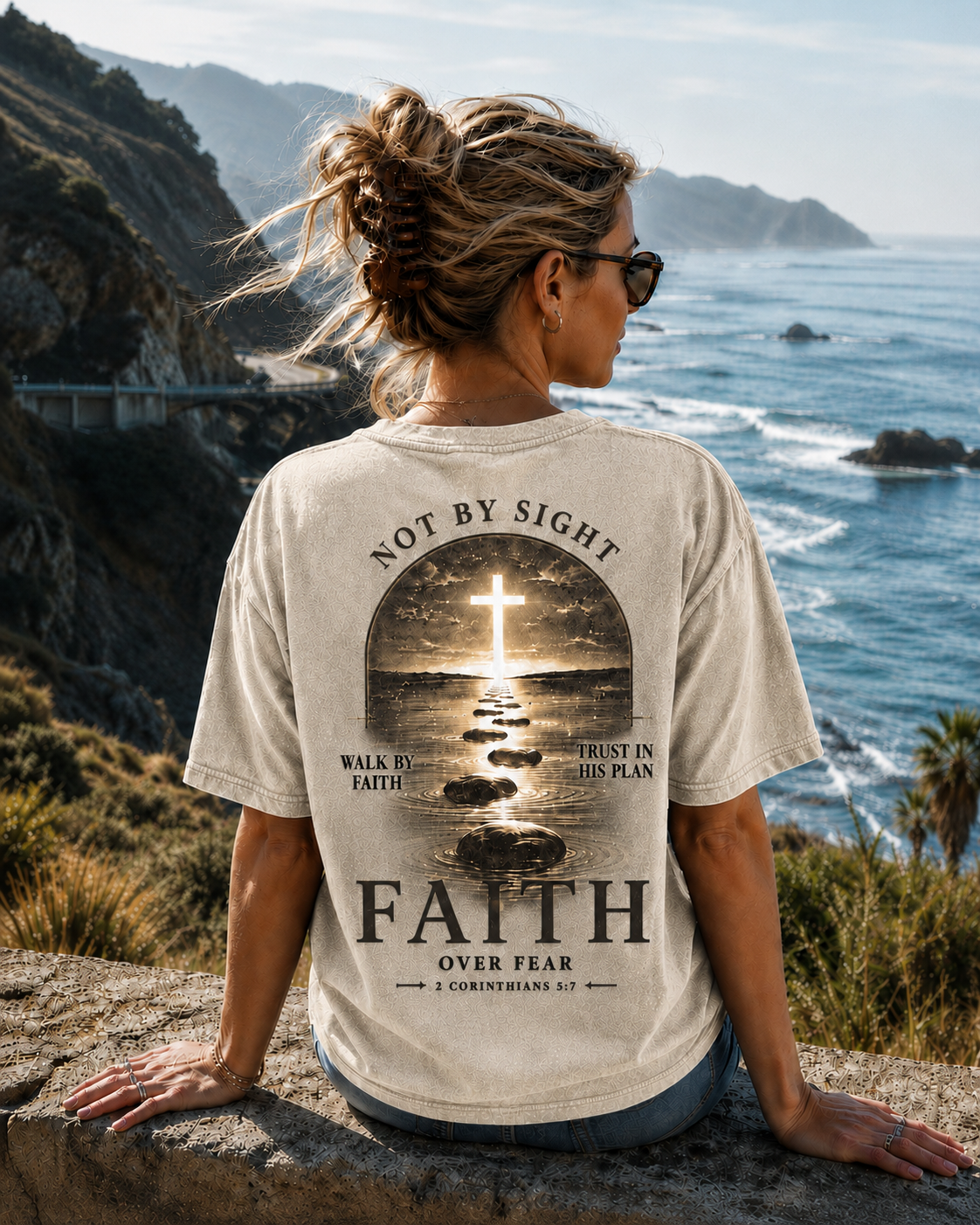 Faith Over Fear Vintage Tee