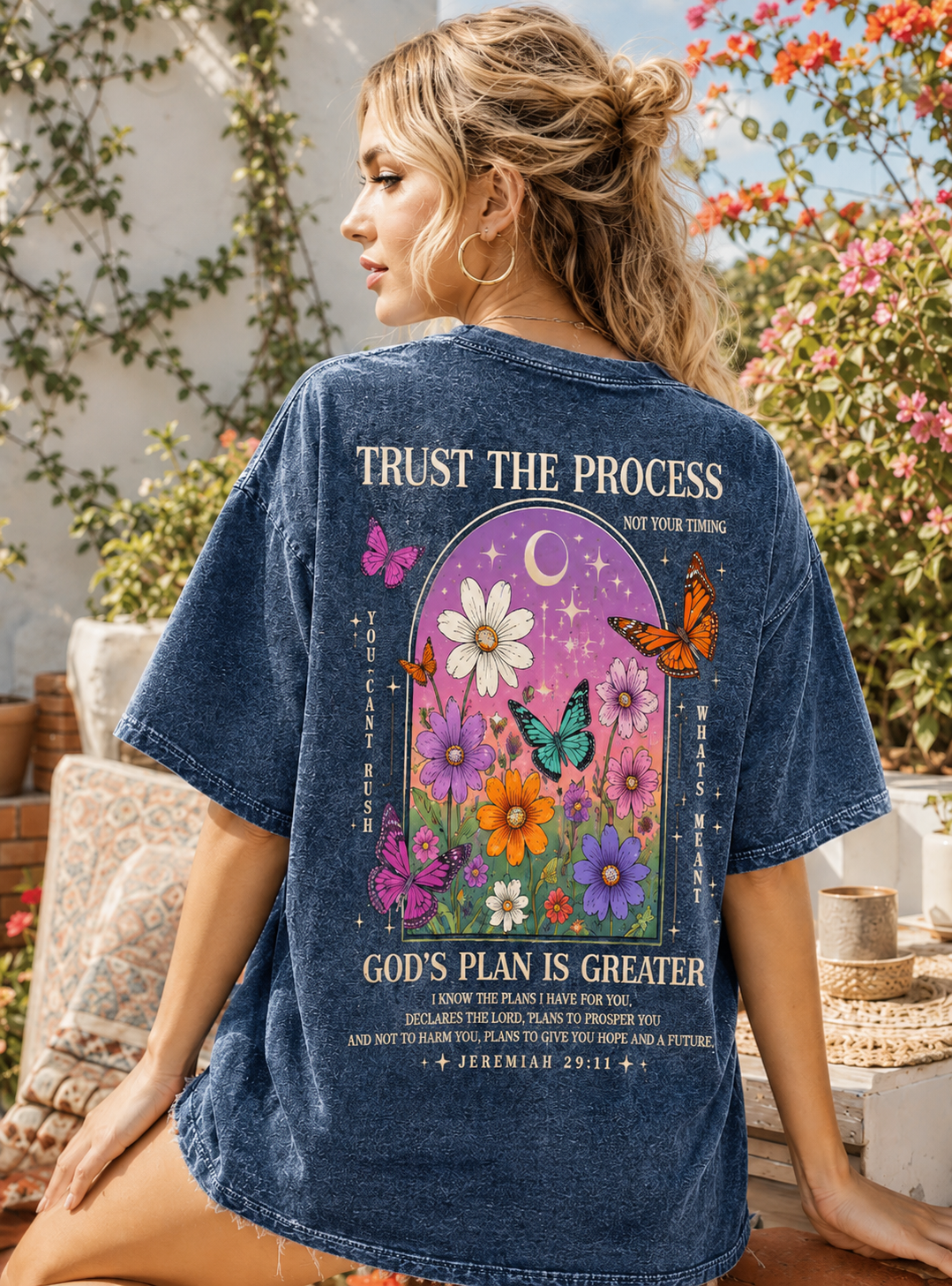 Trust The Process Vintage Graphic Tee