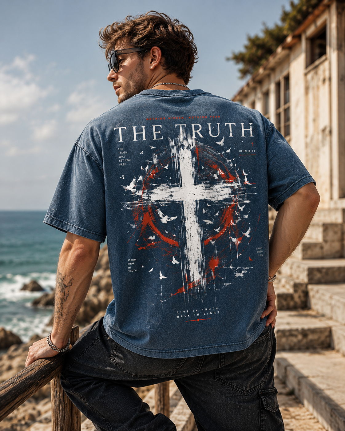 The Truth Vintage Cross Tee