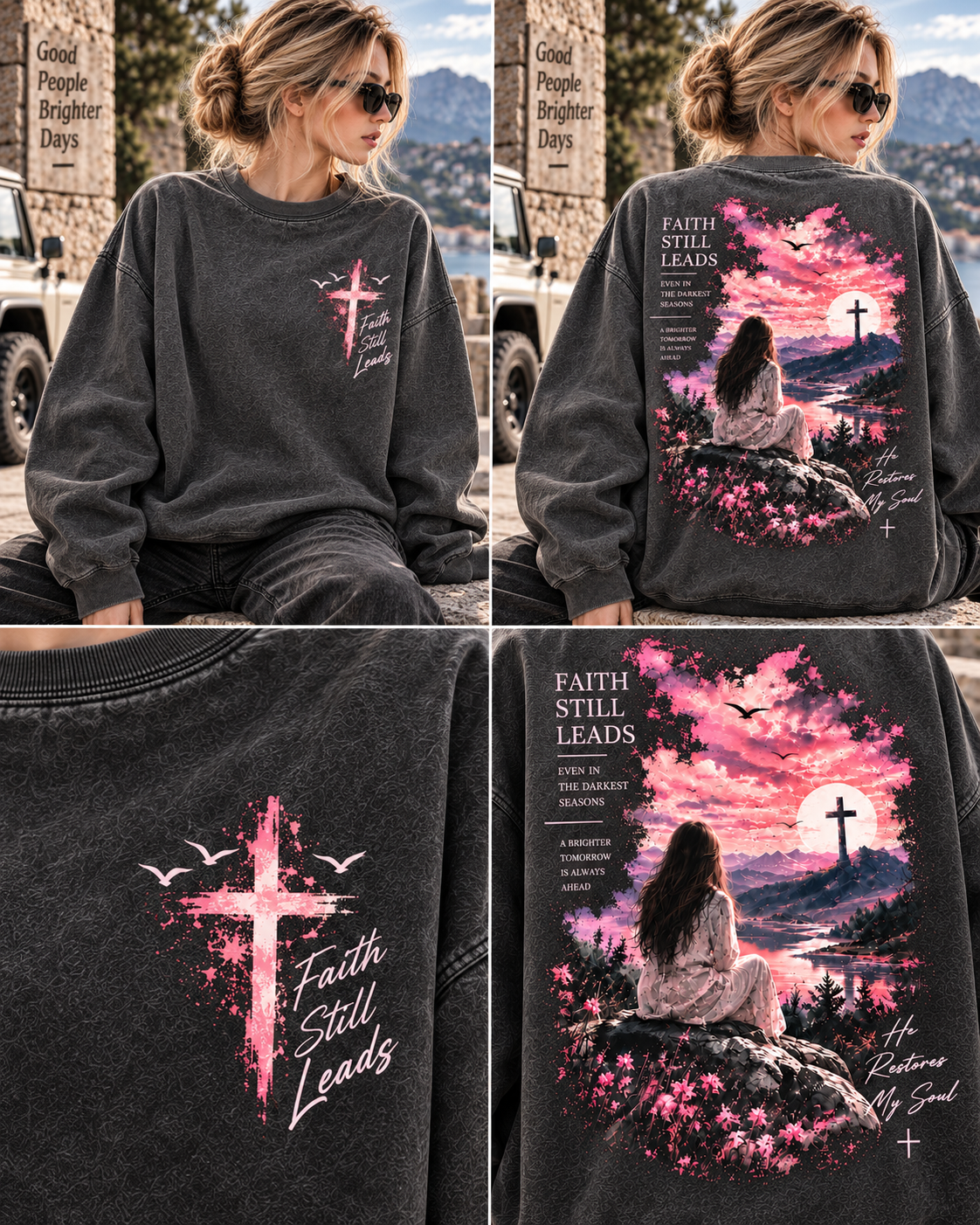 Faith Still Leads – Vintage Faith Sweatshirt