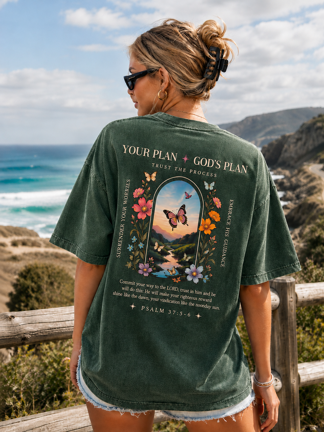 Women’s Trust The Process Vintage Graphic Tee