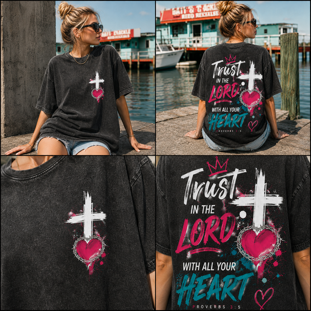 Trust In The Lord Graphic Tee – Vintage Christian Streetwear