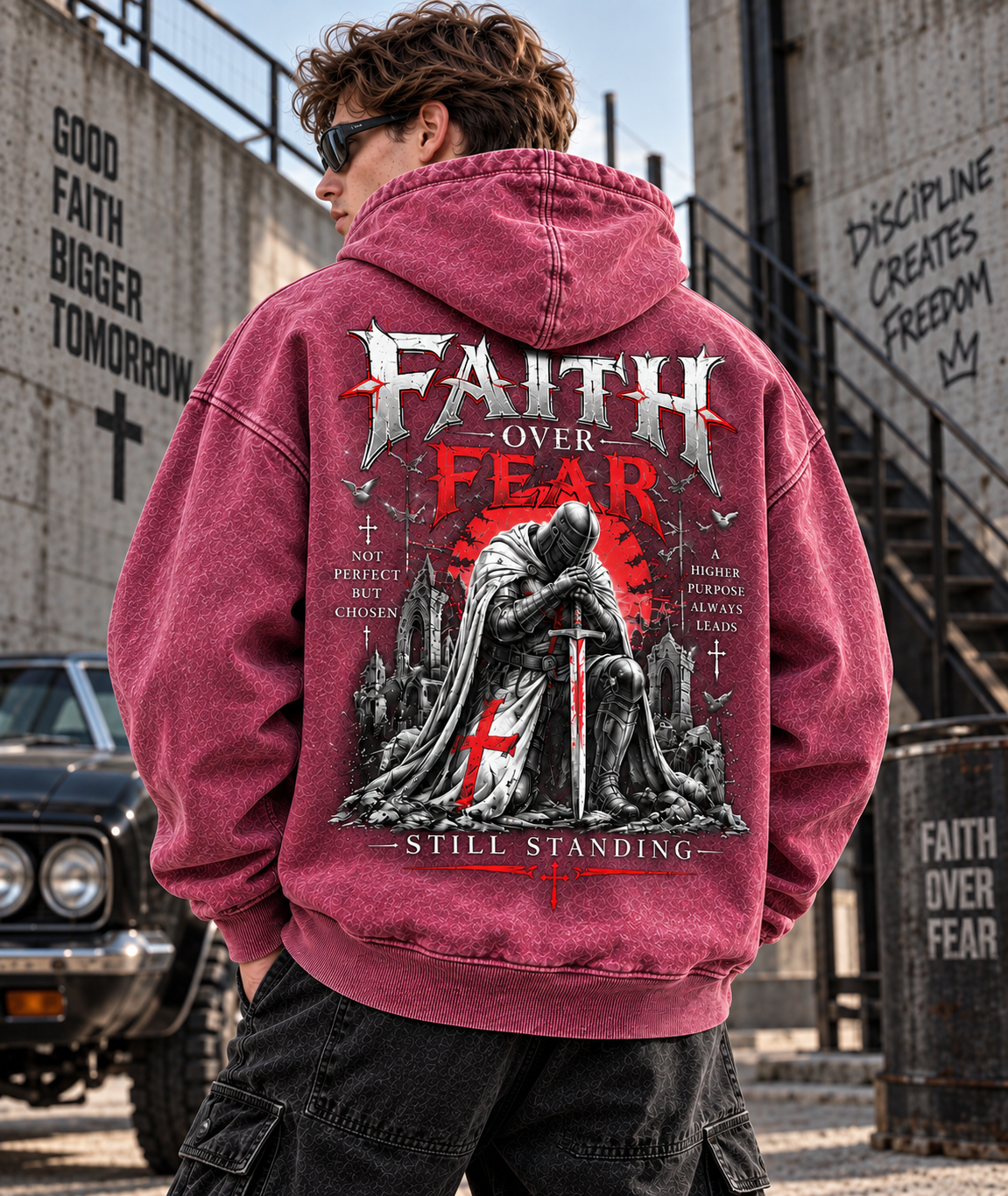 Faith Over Fear – Still Standing Hoodie