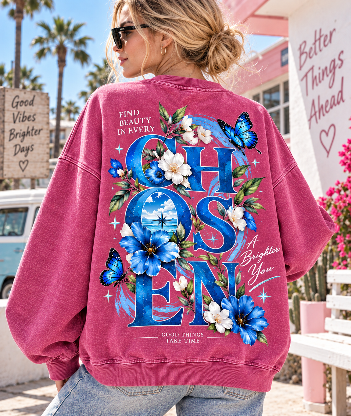Chosen – A Brighter You Vintage Sweatshirt