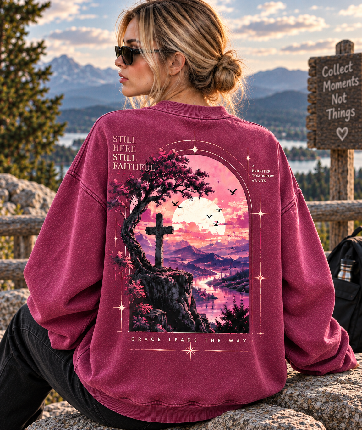 Still Here, Still Faithful – Vintage Faith Sweatshirt