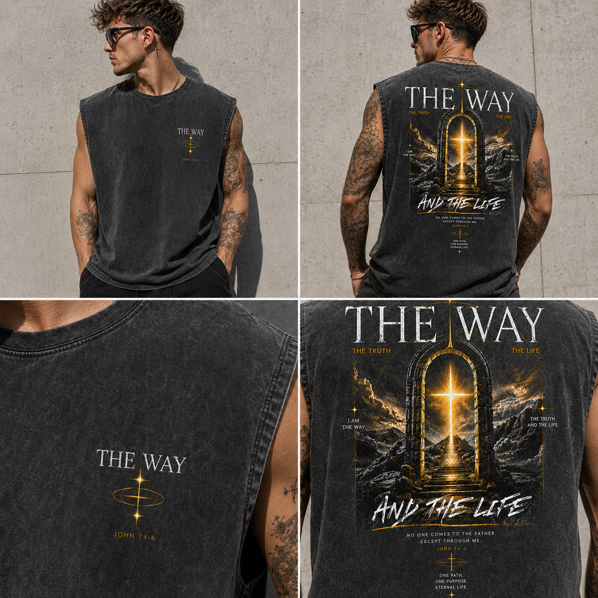 The Way – Vintage Faith Wash Tee