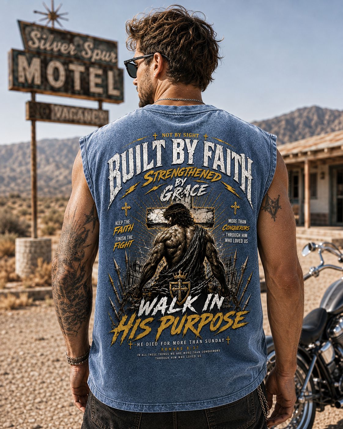 Built by Faith Washed Tank Top