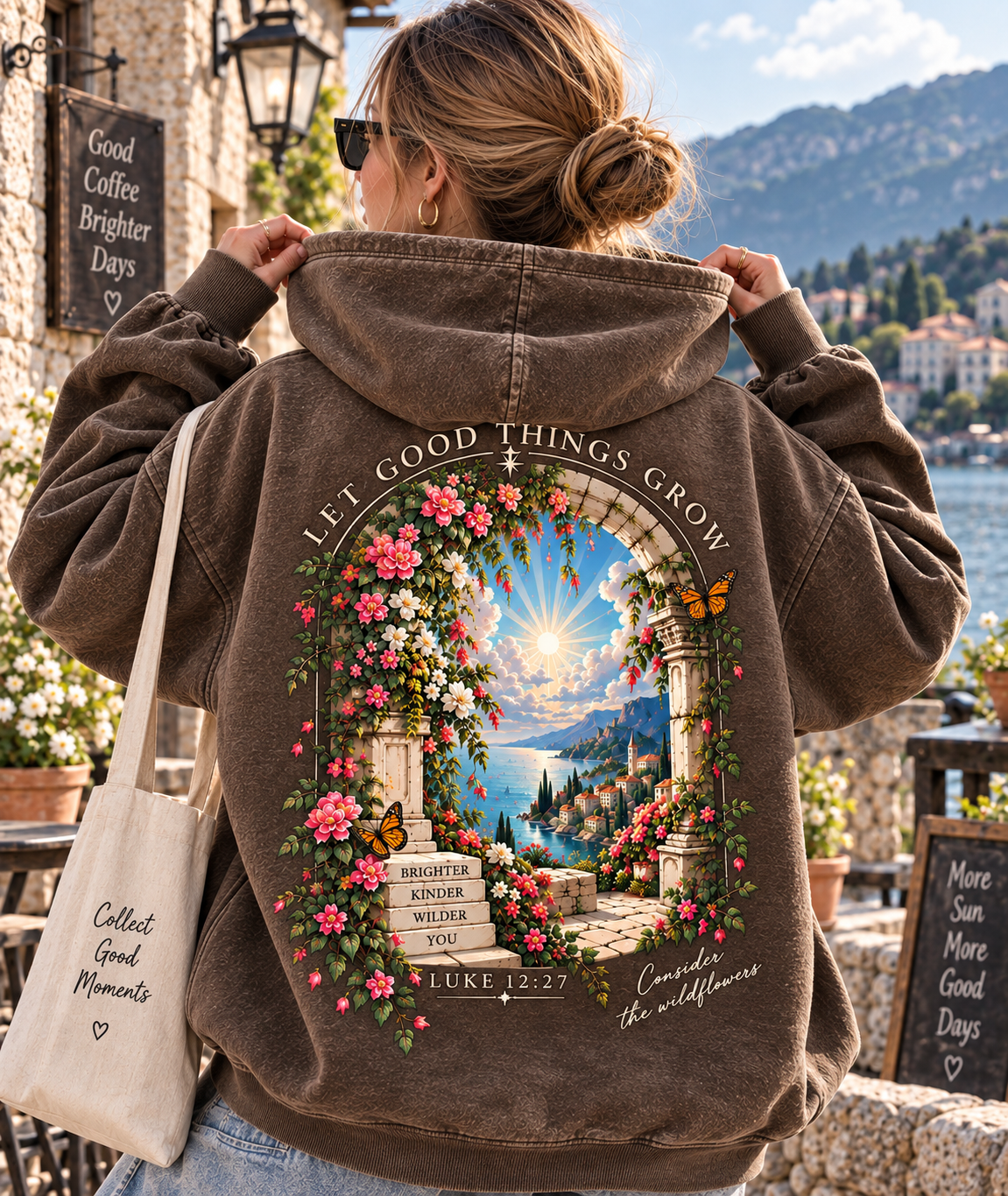 Vintage Wildflower Hoodie – Let Good Things Grow