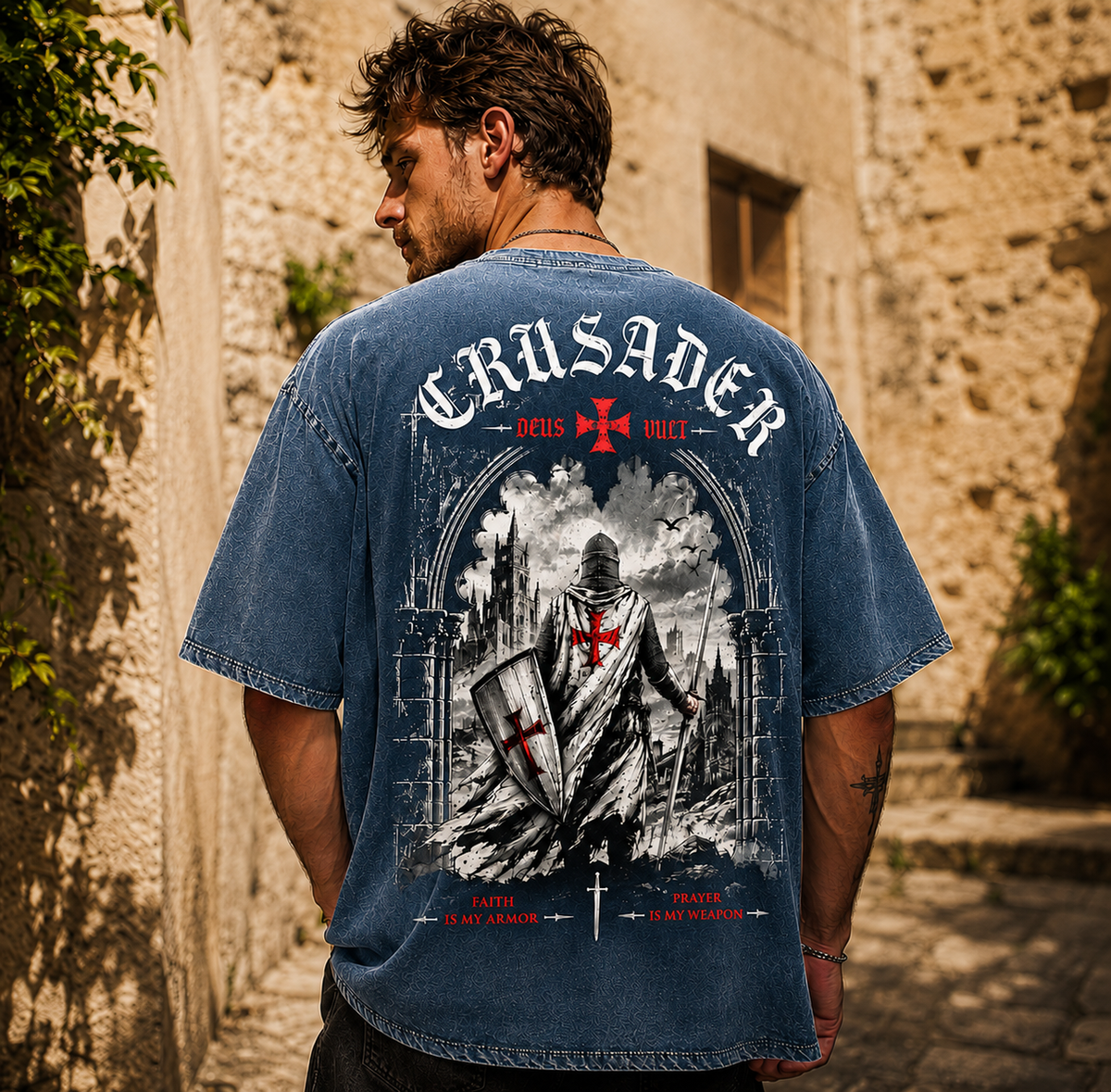 Crusader Vintage Oversized Tee