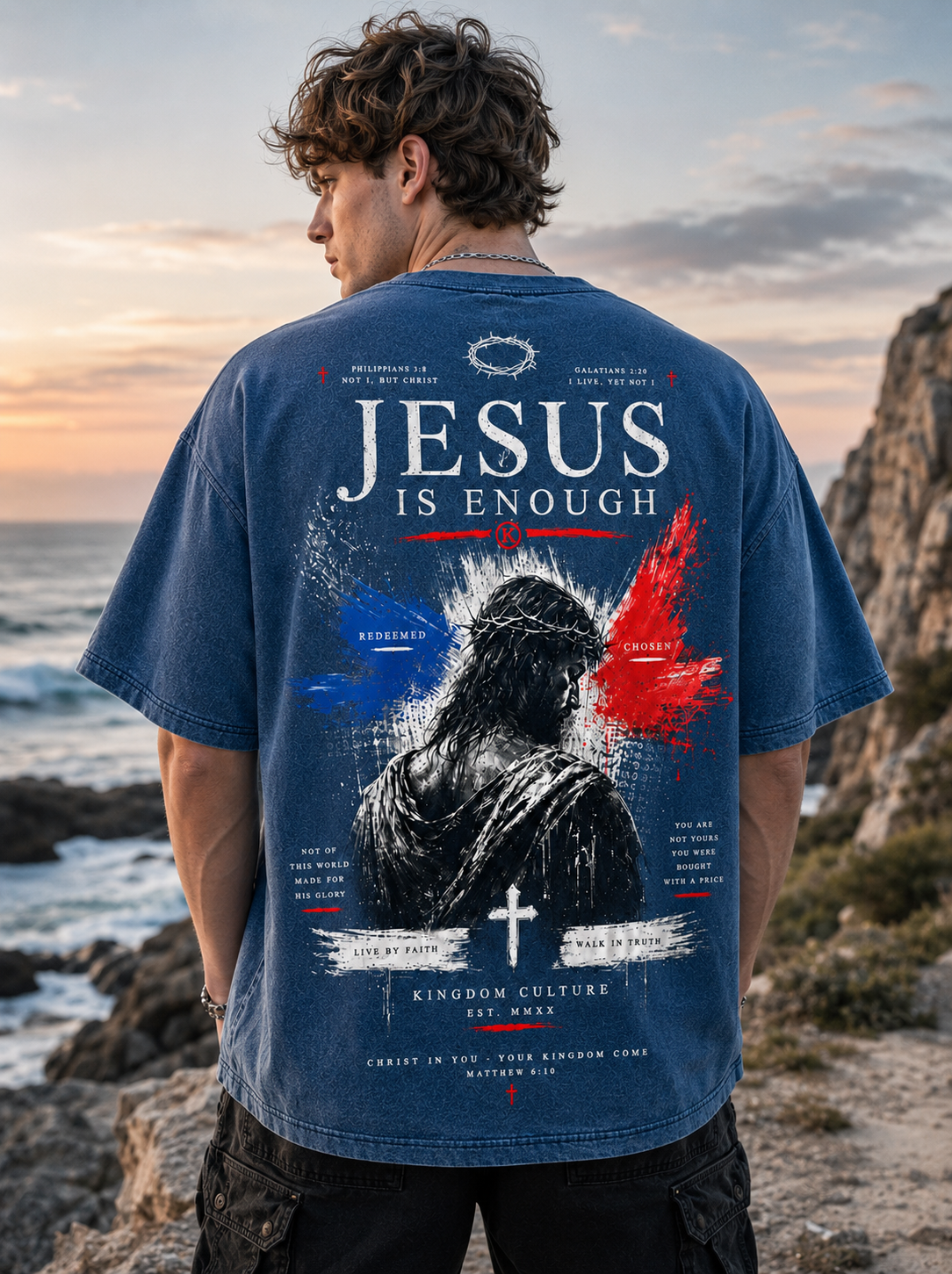 Jesus Is Enough — Vintage Christian T-Shirt