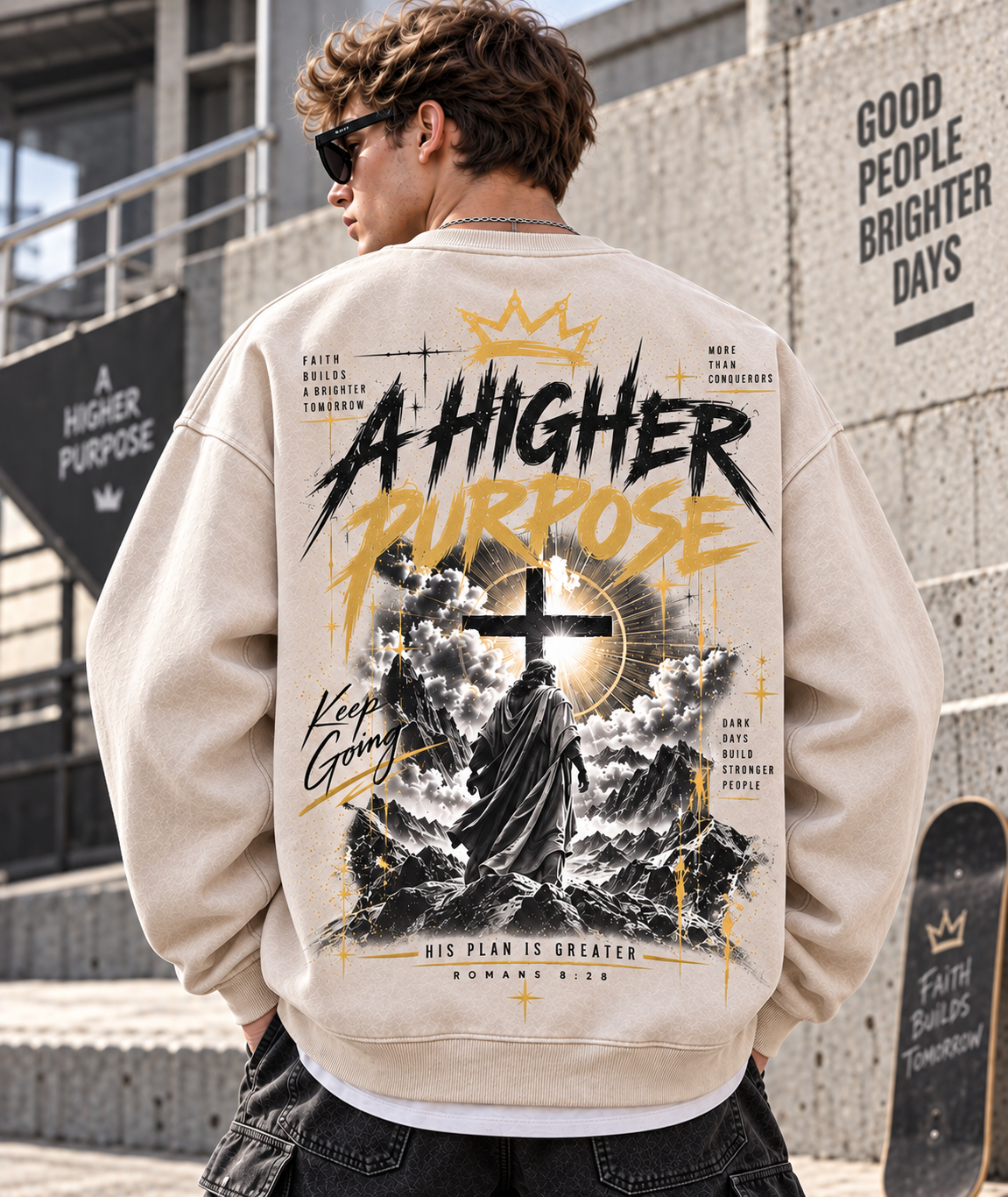 A Higher Purpose – Vintage Faith Sweatshirt