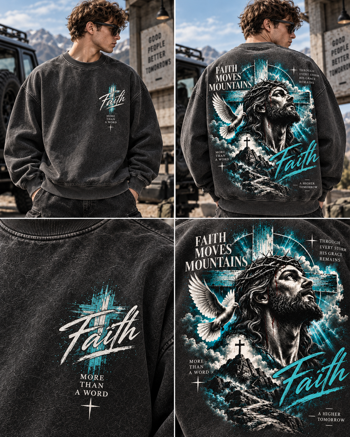 Faith Moves Mountains Sweatshirt