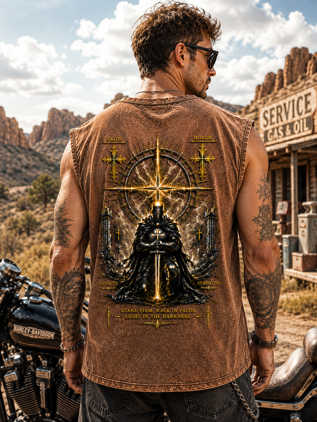 Faith & Honor Knight Tank Top