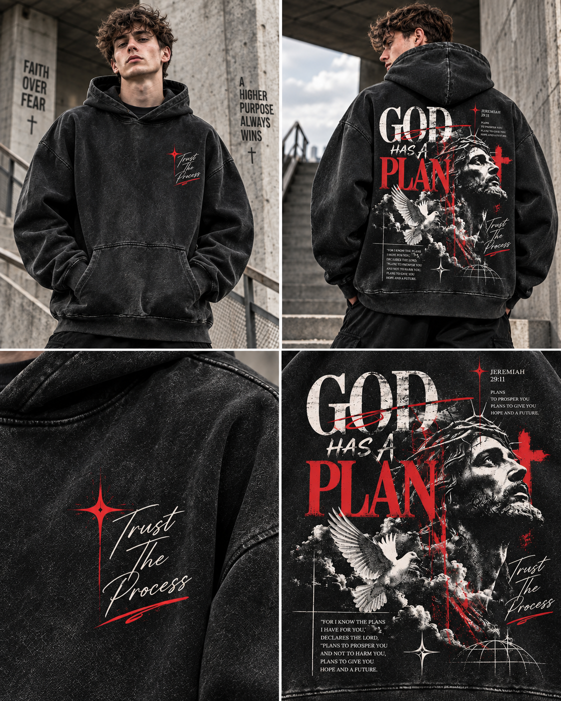 GOD Has A Plan – Faith Streetwear Hoodie
