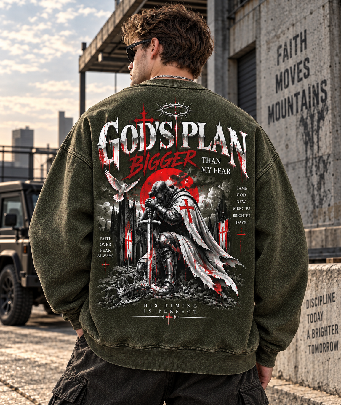 God’s Plan Vintage Faith Sweatshirt