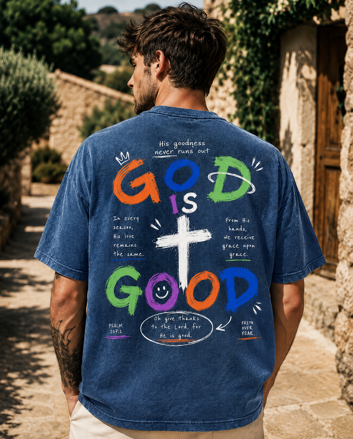 God Is Good Vintage Graphic T-Shirt