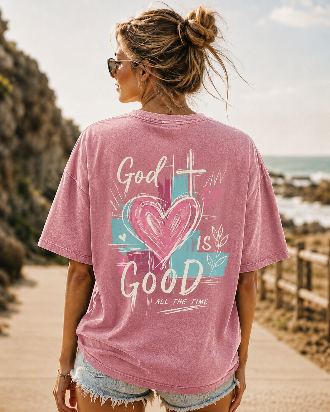 God Is Good Vintage Graphic Tee