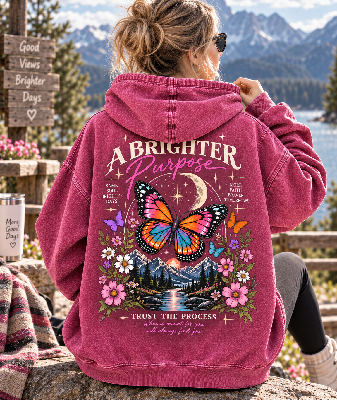 A Brighter Purpose – Vintage Wash Hoodie