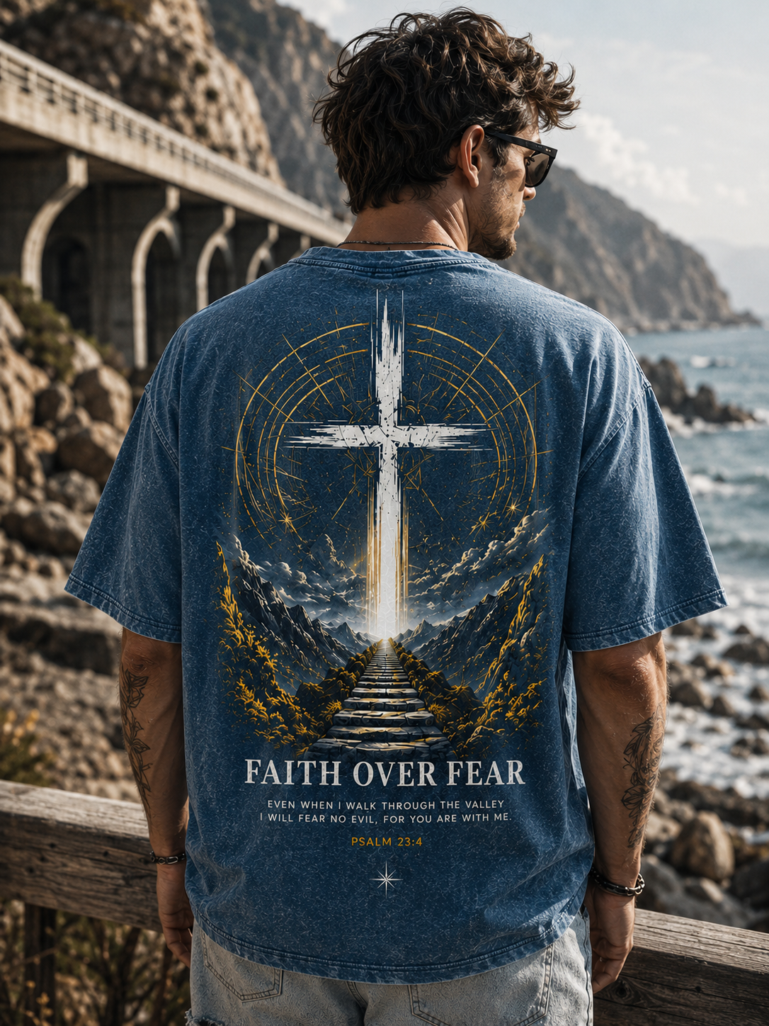 Faith Over Fear Vintage Tee