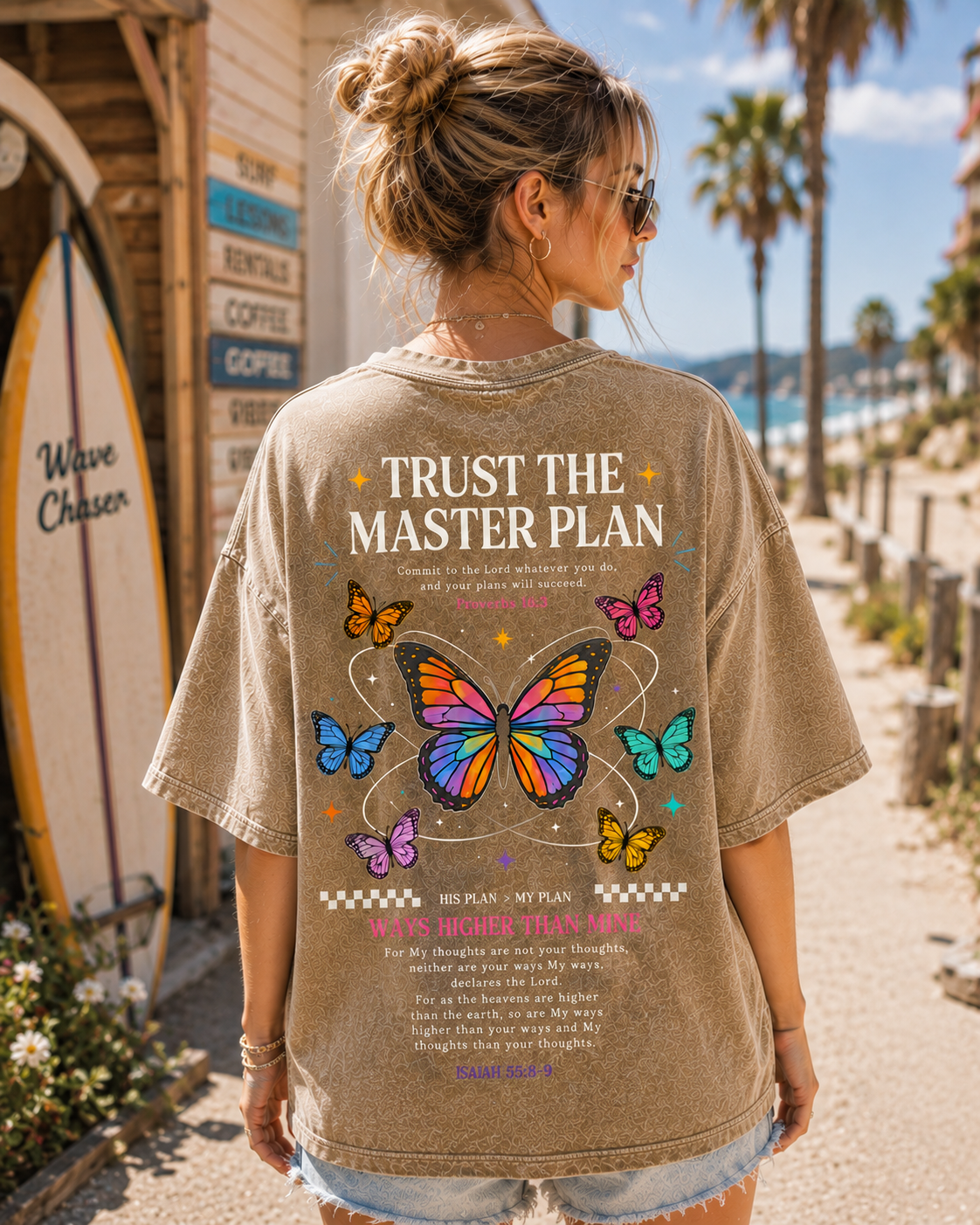Trust The Master Plan – Vintage Butterfly Tee