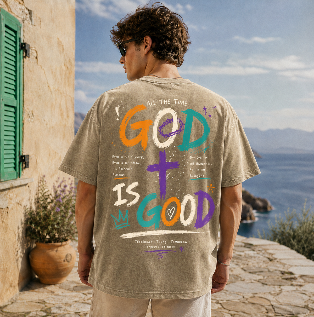 God Is Good Vintage Graphic Tee