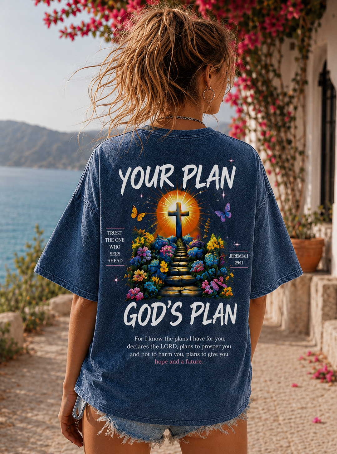 Your Plan God’s Plan Vintage Christian Graphic Tee