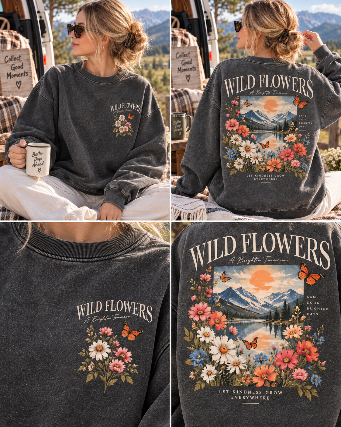 Wild Flowers – A Brighter Tomorrow Sweatshirt 🌼