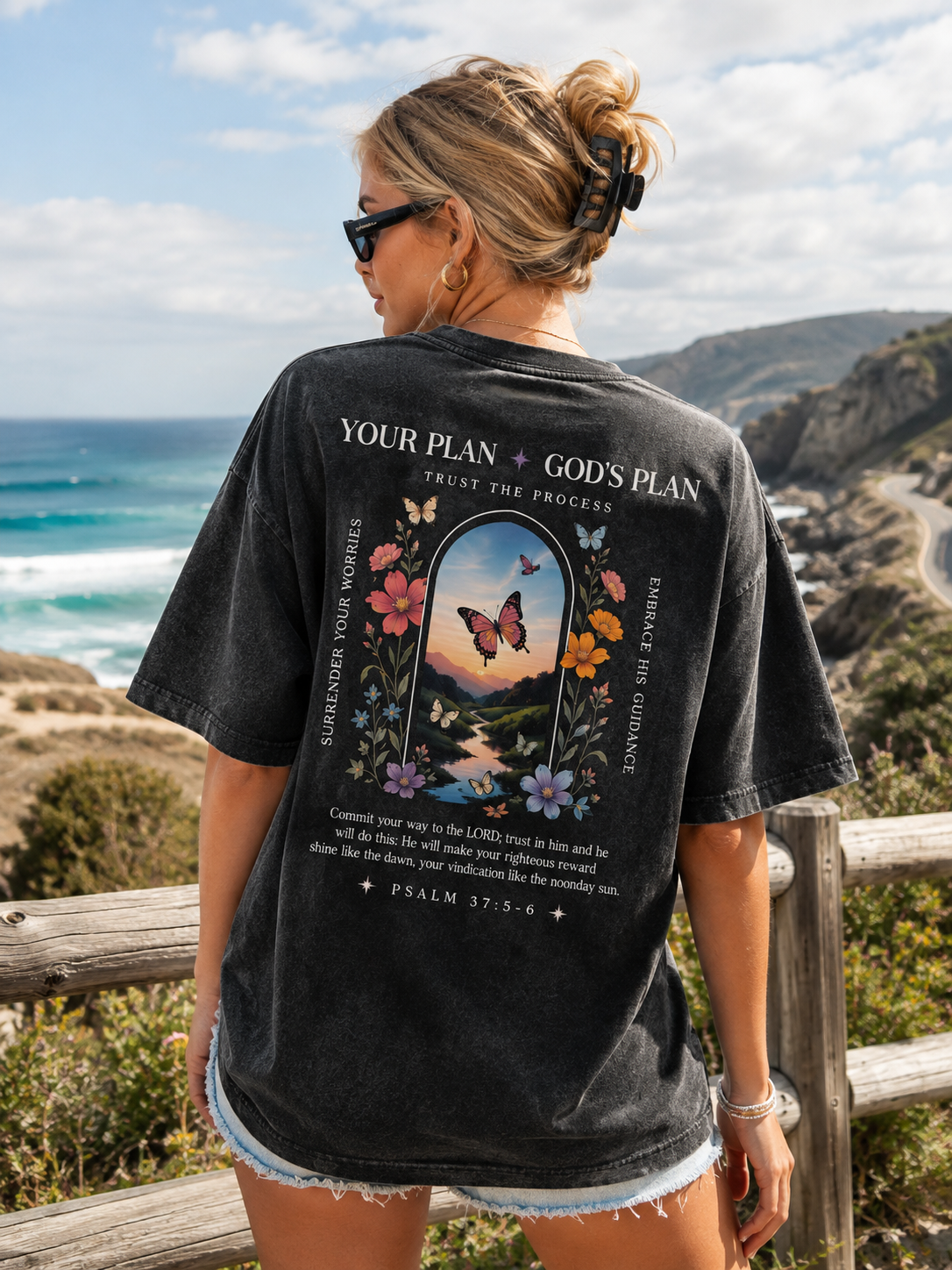 Women’s Trust The Process Vintage Graphic Tee