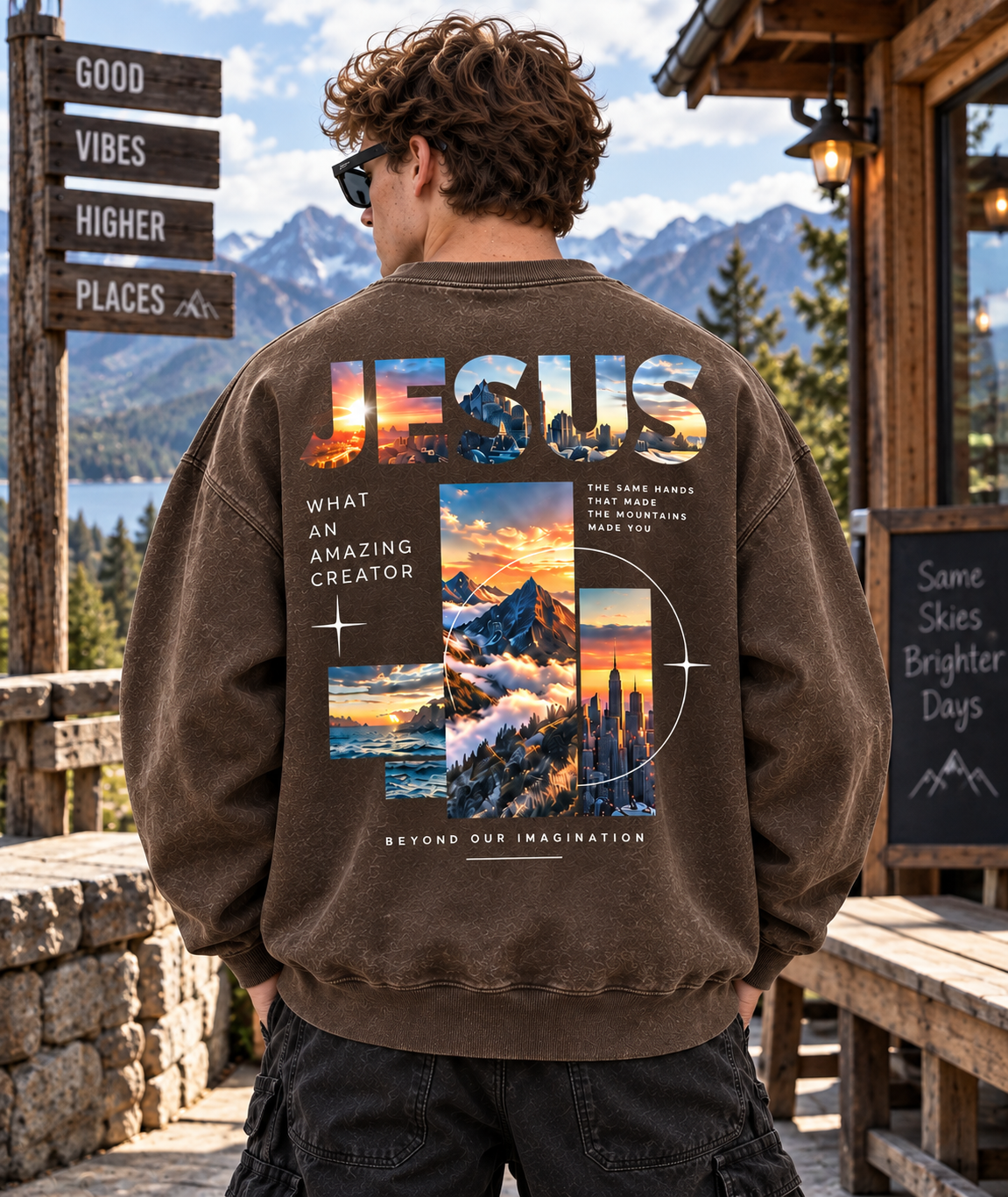 Jesus Beyond Imagination – Vintage Graphic Sweatshirt