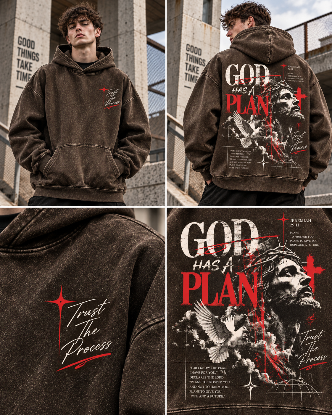 GOD Has A Plan – Faith Streetwear Hoodie