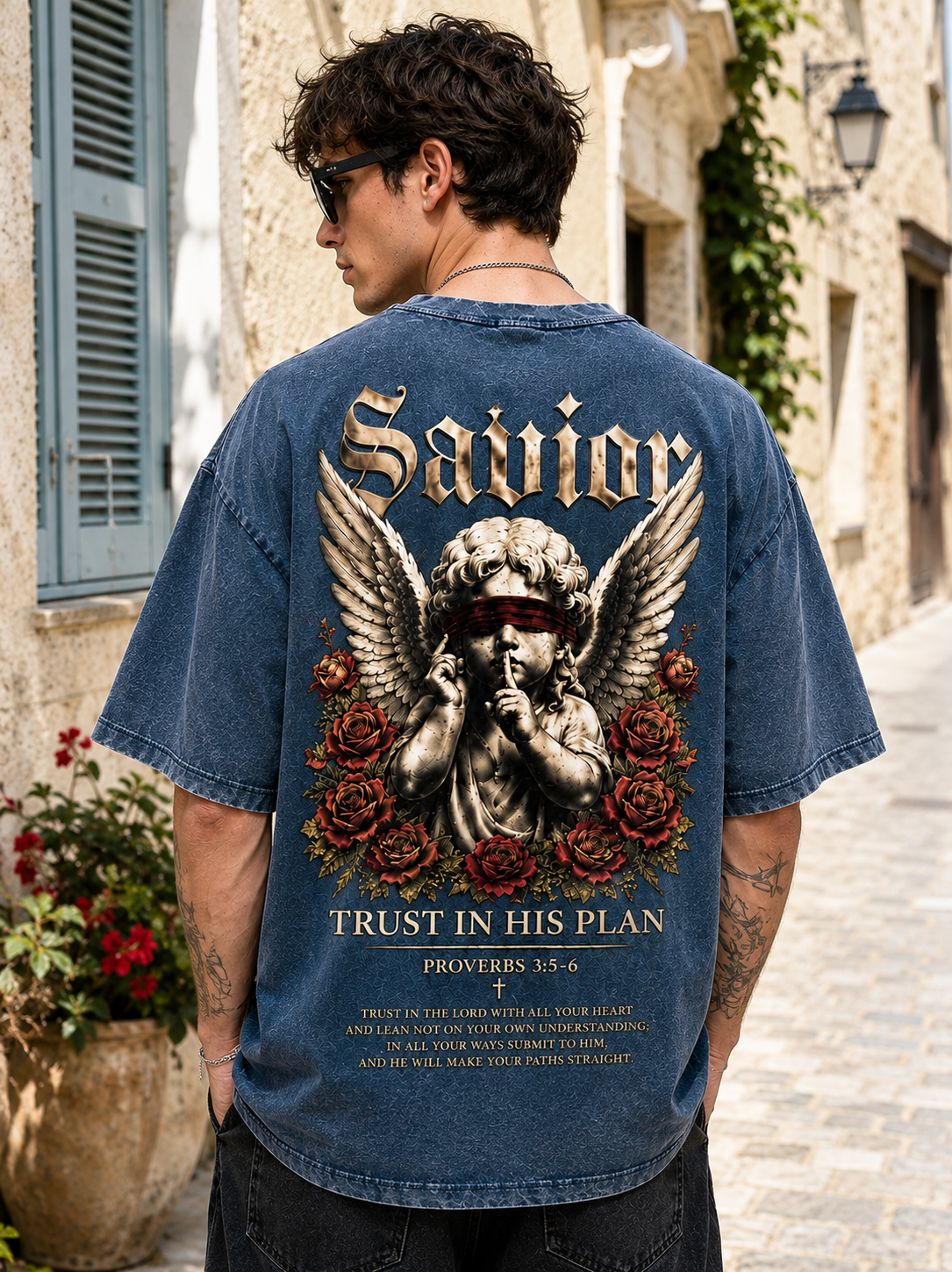Savior – Vintage Olive Tee