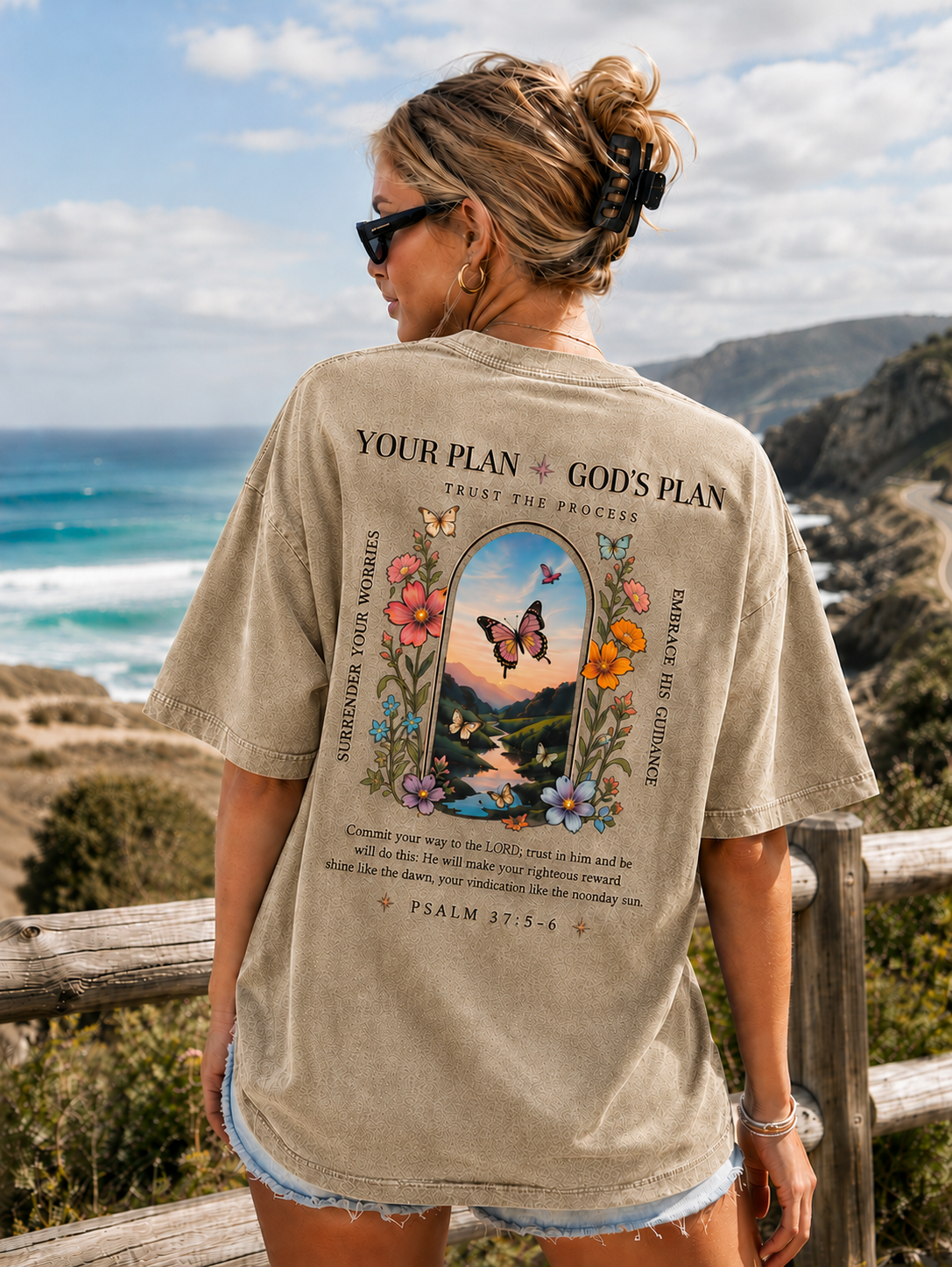 Women’s Trust The Process Vintage Graphic Tee