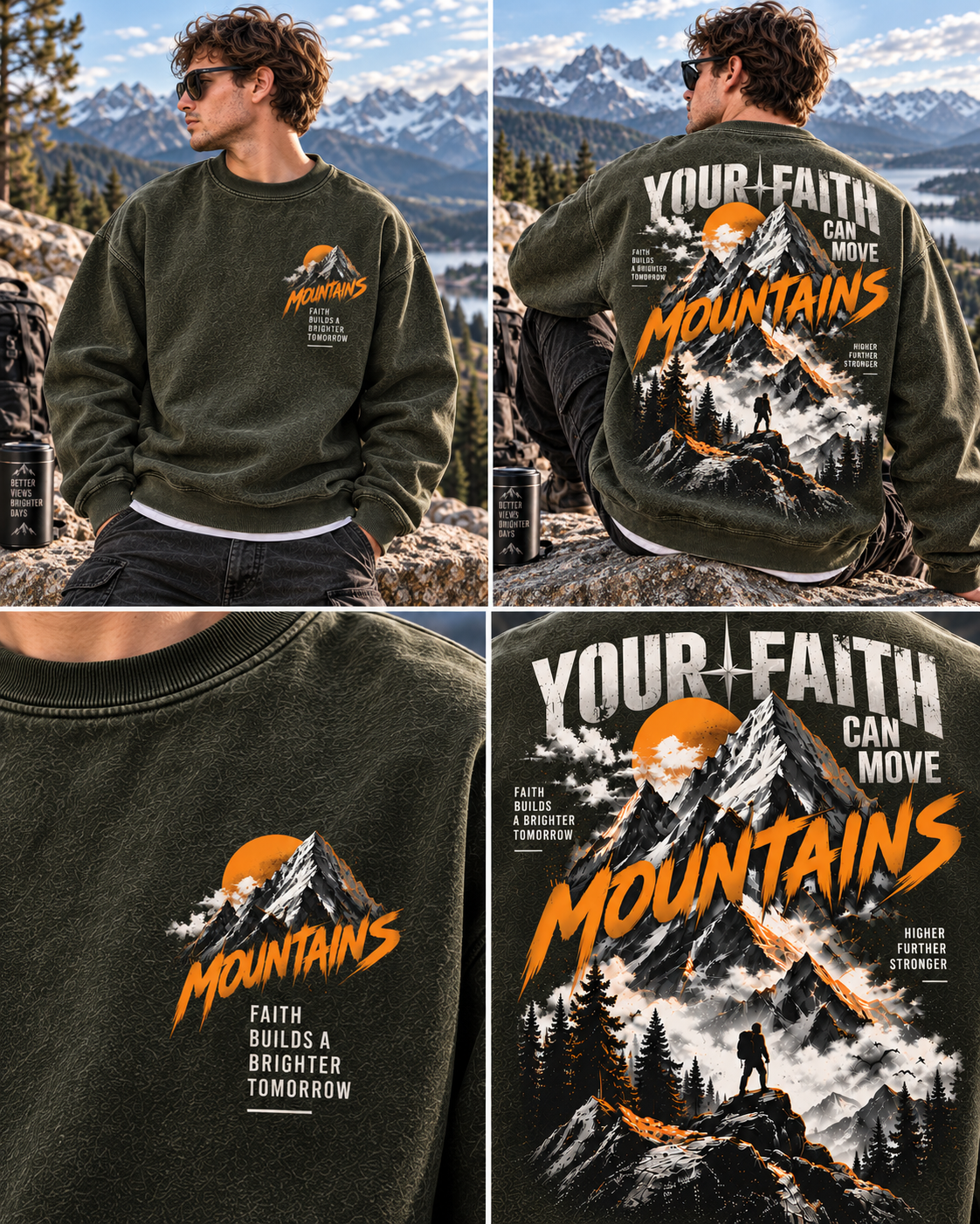 Faith Moves Mountains Sweatshirt
