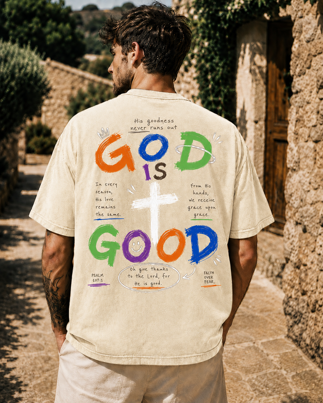 God Is Good Vintage Graphic T-Shirt