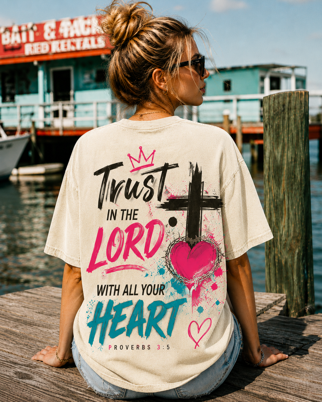 Trust In The Lord Graphic Tee – Vintage Christian Streetwear