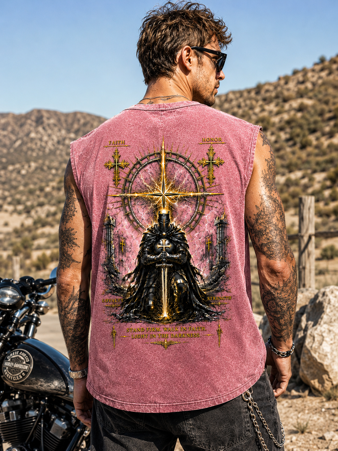 Faith & Honor Knight Tank Top