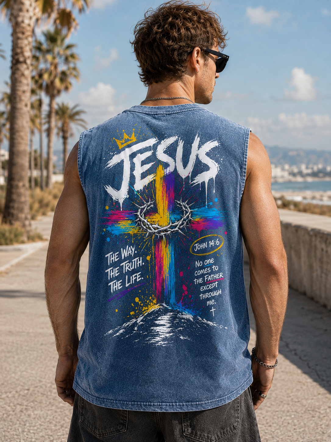 Jesus Vintage Washed Tee – Faith Streetwear
