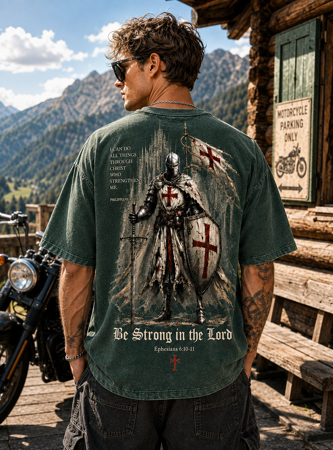 Crusader Cross Tee