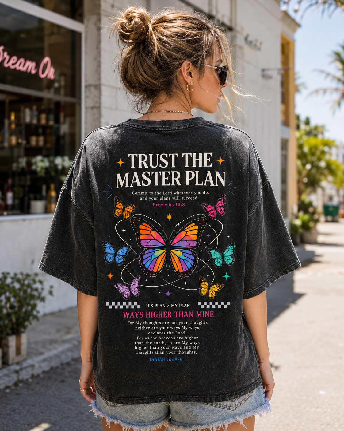 Trust The Master Plan – Vintage Butterfly Tee